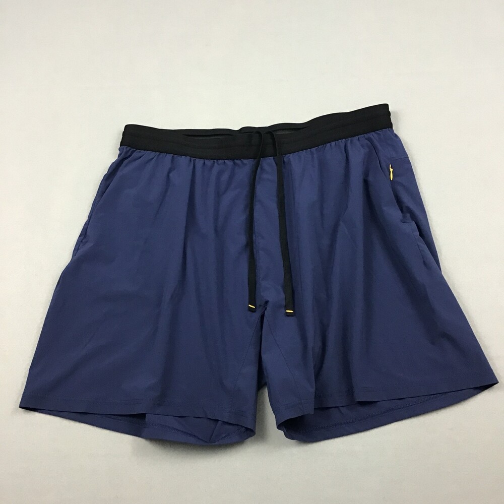 Bonobos Shorts Men 2XL Navy Solid Chino Drawstring Elastic Lightweight Pockets